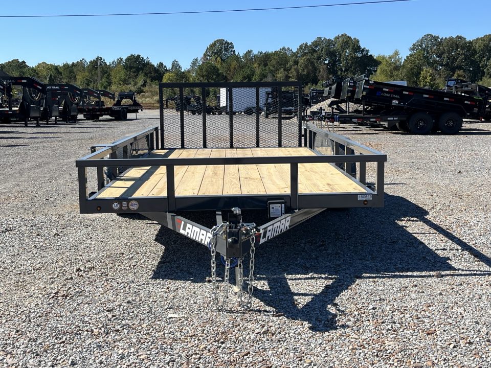 New 2027 Lamar Utility Trailer | 83" x 16' | 7K GVWR