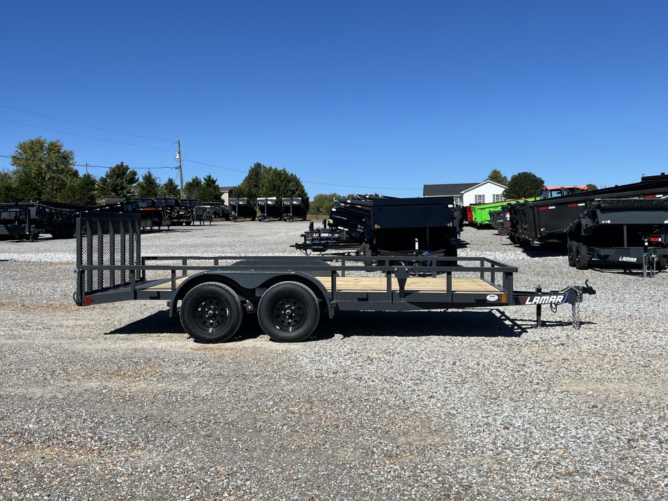 New 2027 Lamar Utility Trailer | 83" x 16' | 7K GVWR