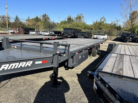 New 2026 Lamar Trailers 102 IN X 24 FT DECK OVER TILT TRAILER 16K GVWR OIL BATH AXLES