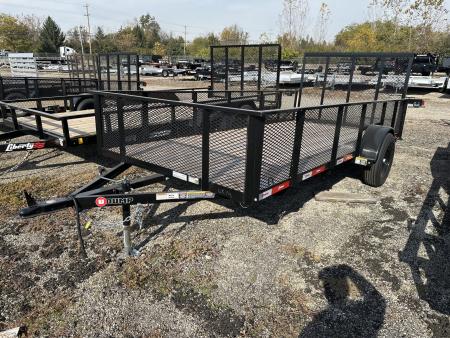 New 2027 U-Dump 6 FT X 12 FT HIGH SIDE MESH UTILITY TRAILER 3K GVWR