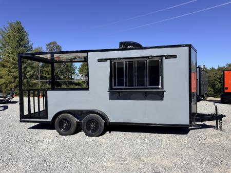 New 2027 Coast 2 Coast 7X18 TA BBQ CONCESSION Concession