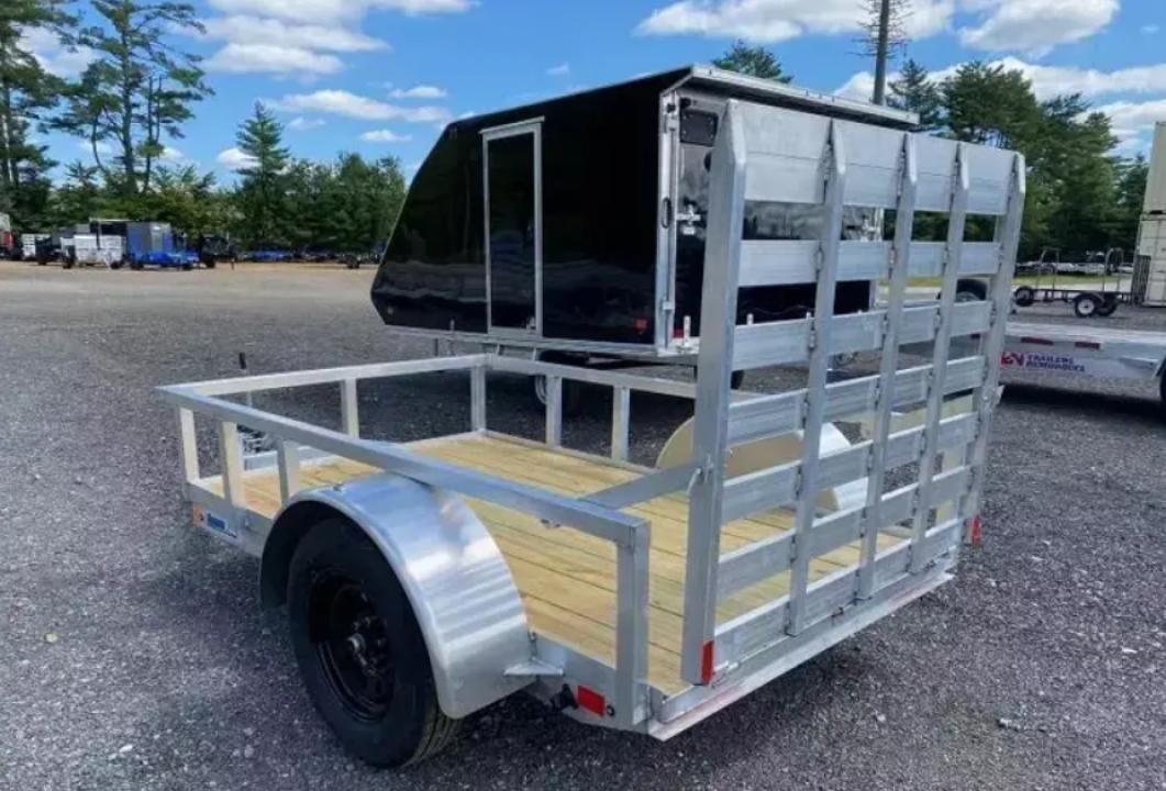 New 2025 ALCOM 5'X10' ALUM INUM UTILITYT TRAILER Utility Trailer