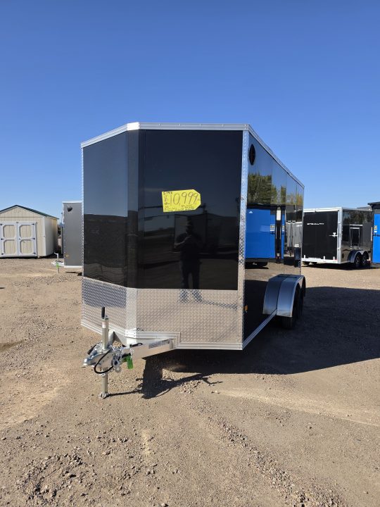New 2027 Alcom 7x16 Enclosed Cargo Trailer