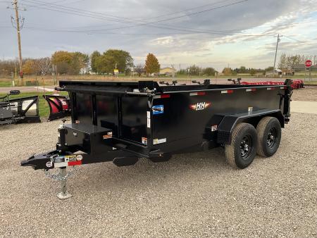 New 2027 H&H Trailers H-UD7612-100 Dump Trailer