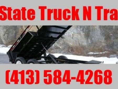New 2027 BWISE 7x12 12K GVW Dump trailer High-Side Ramps Barn doors