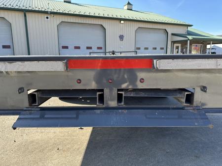 Used 2022 Lamar 22' Deck Over Equipment trailer with Slide in Ramps