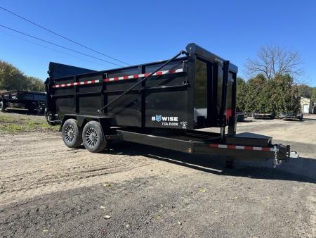 New 2027 BWISE 7x16 Ultimate dump 15k GVW