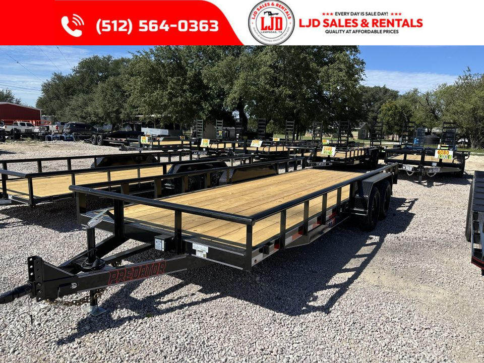 New 2026 TTS Trailers - 83" x 20' - SIR - 7K GVWR Utility Trailer