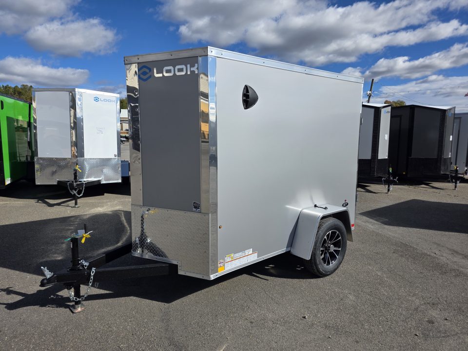 New 2027 Look Trailers ST DLX 5X8 - RAMP Cargo / Enclosed Trailer