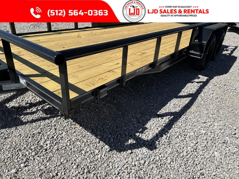 New 2026 TTS Trailers - 83" x 18' - SIR - 7K GVWR Utility Trailer