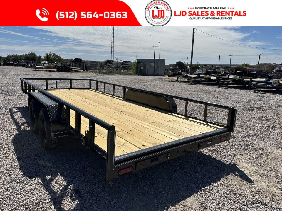 New 2026 TTS Trailers - 83" x 18' - SIR - 7K GVWR Utility Trailer