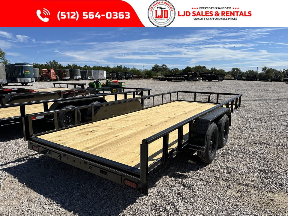 New 2026 TTS Trailers - 83" x 18' - SIR - 7K GVWR Utility Trailer