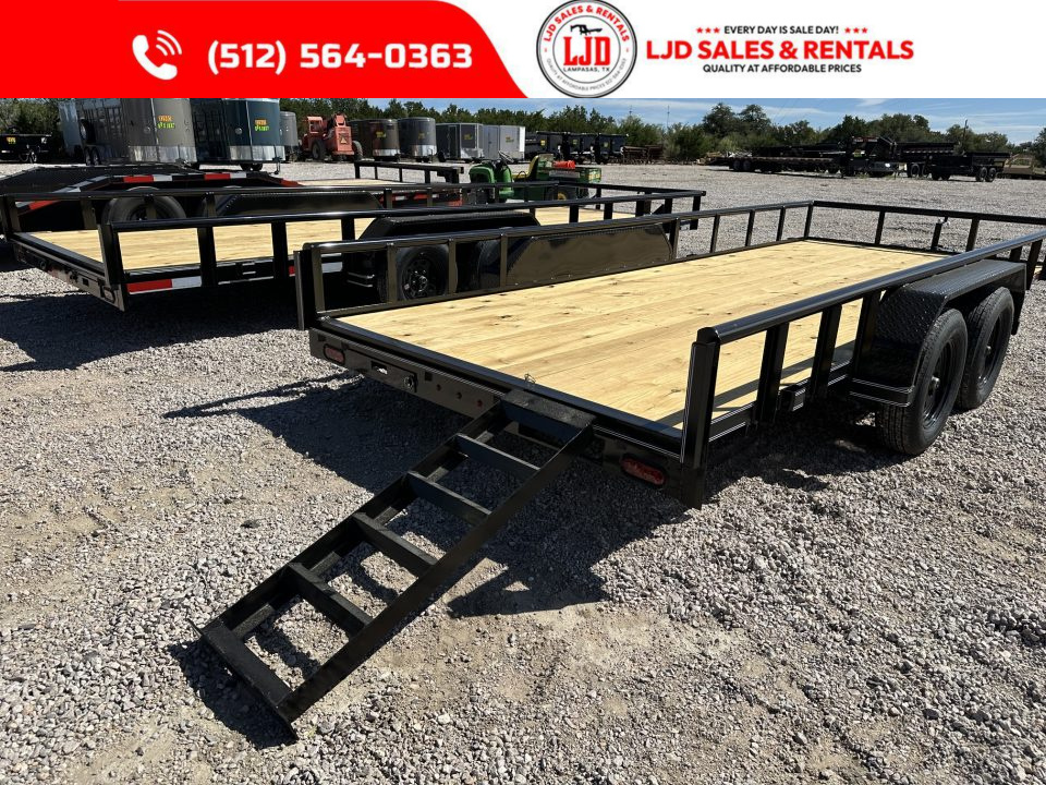 New 2026 TTS Trailers - 83" x 18' - SIR - 7K GVWR Utility Trailer