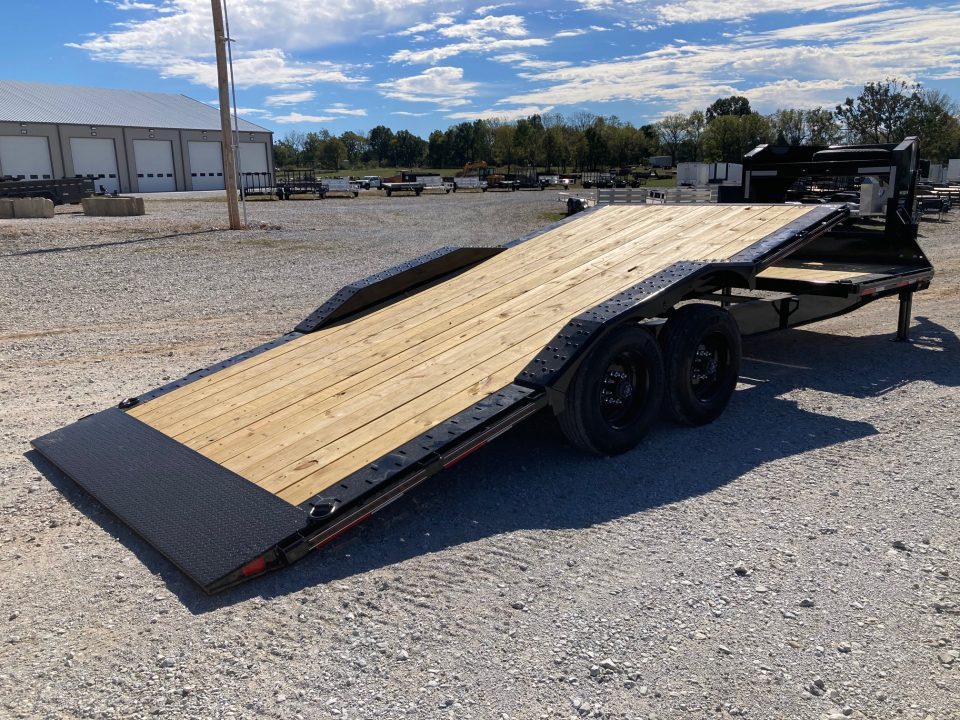 New 2027 Diamond C Trailers 102x24 TANDEM 23K GN W/ 18' TILT DECK, 6' STATIONARY DECK, HYDROJACKS & DRIVE OVER FENDERS Tilt Trailer