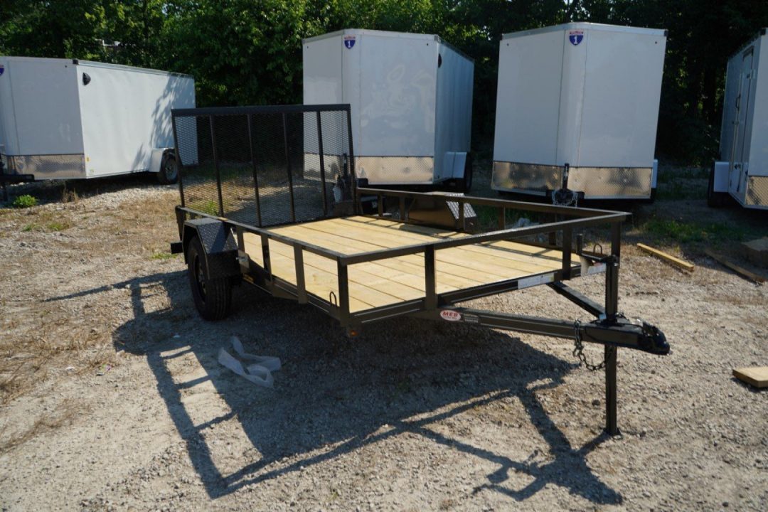 New 2027 MEB 83x12 Angle Frame Utility Trailer w/Gate