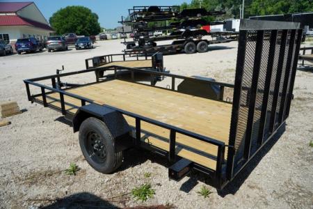New 2027 MEB 83x12 Angle Frame Utility Trailer w/Gate