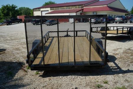 New 2027 MEB 83x12 Angle Frame Utility Trailer w/Gate