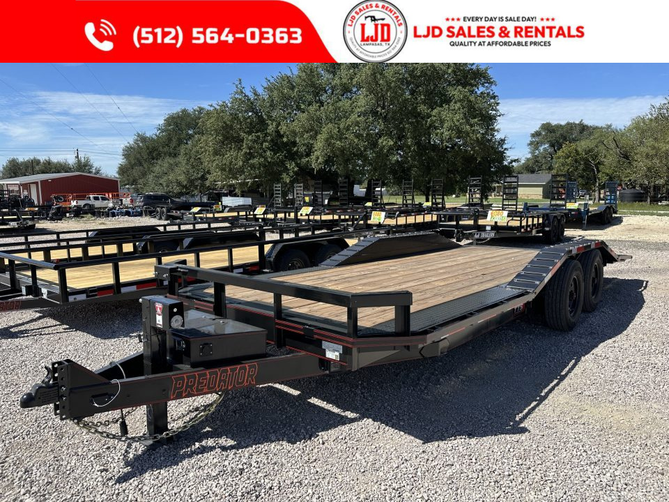New 2026 TTS Trailers 102" X 22' - Tilt Trailer - Power Tilt - 16K GVWR