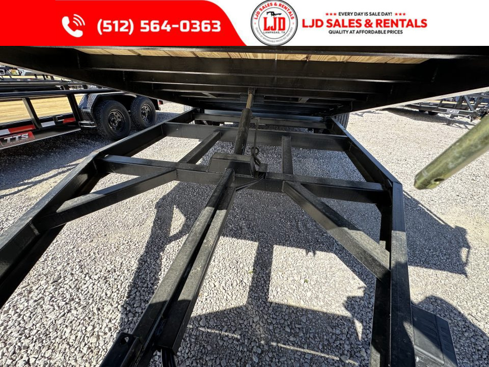 New 2026 TTS Trailers 102" X 22' - Tilt Trailer - Power Tilt - 16K GVWR