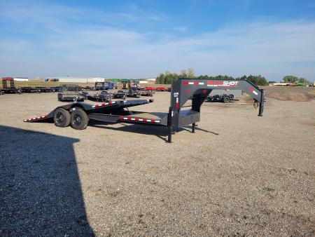 New 2026 Buckshot 102 x24' Gooseneck Tilt Trailer W/8K Axles