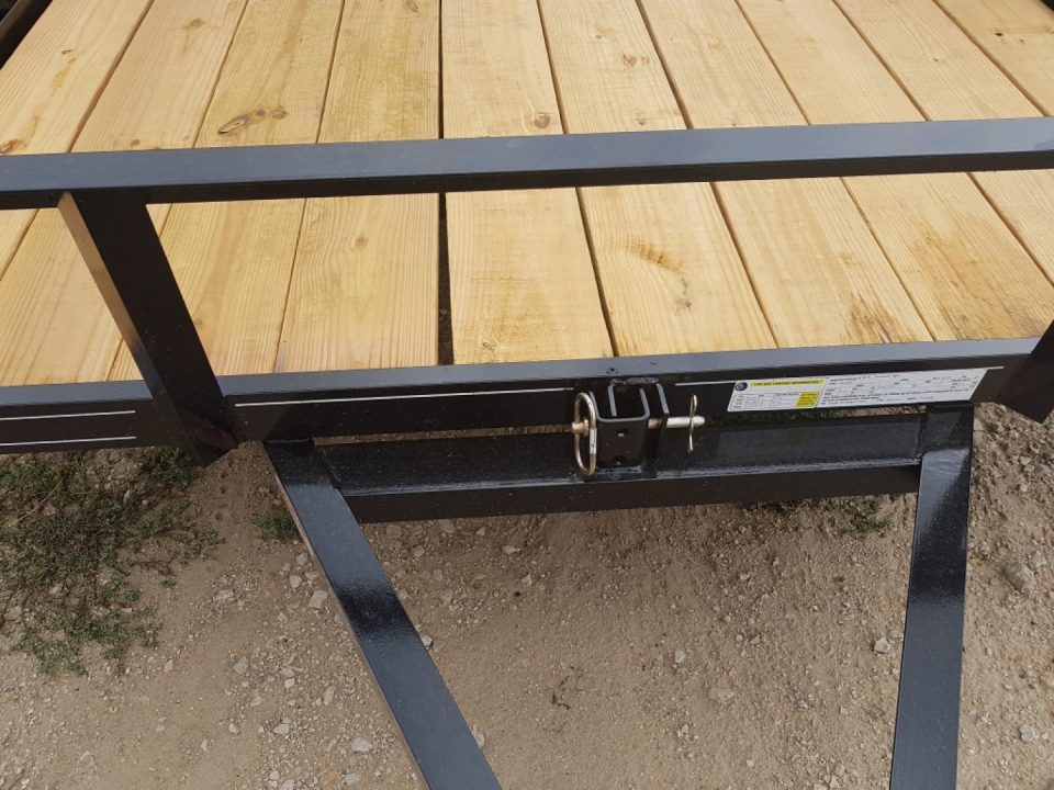 New 2027 MEB 77 x10 Angle Iron Tilt Utility Trailer w/Board Holders