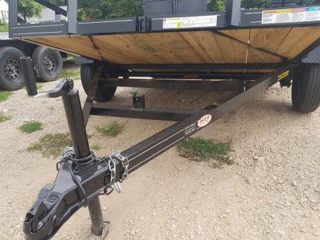 New 2027 MEB 77 x10 Angle Iron Tilt Utility Trailer w/Board Holders