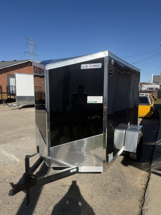 New 2027 US Cargo 5 x 8 Enclosed Trailer w/ Ramp Door with 5ft 6IN interior- side door(Single) Cargo / Enclosed Trailer- UPGRADESr