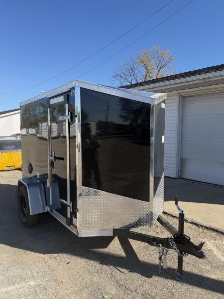 New 2027 US Cargo 5 x 8 Enclosed Trailer w/ Ramp Door with 5ft 6IN interior- side door(Single) Cargo / Enclosed Trailer- UPGRADESr