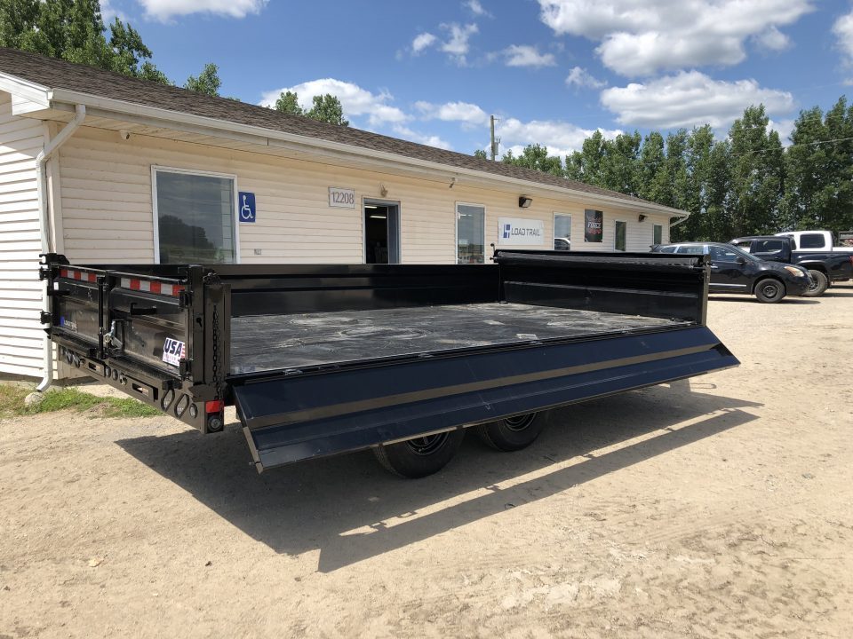 New 2027 Load Trail 96X16 14K W/ FOLD DOWN SIDES Dump Trailer