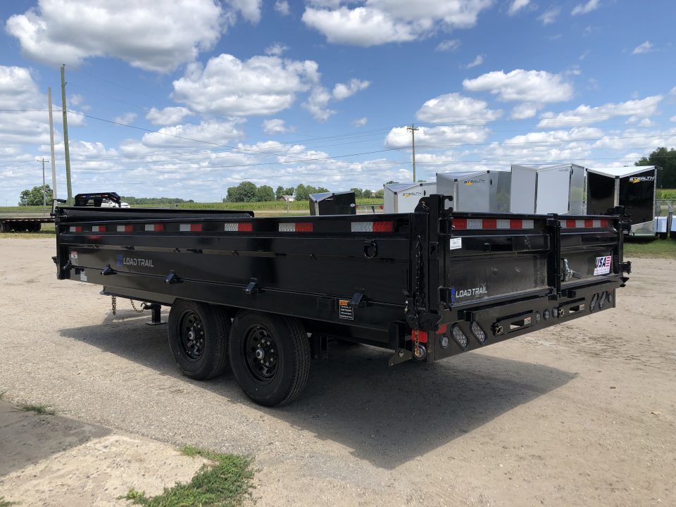 New 2027 Load Trail 96X16 14K W/ FOLD DOWN SIDES Dump Trailer
