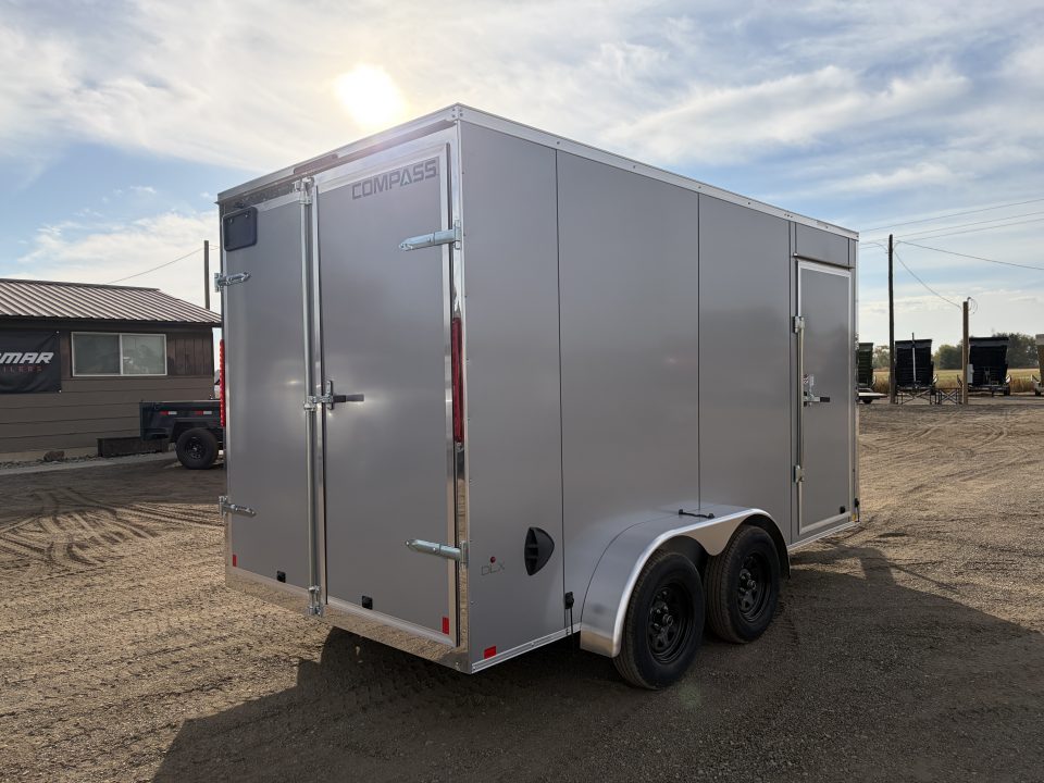 New 2027 Compass 7x14 V-Nose Cargo Trailer