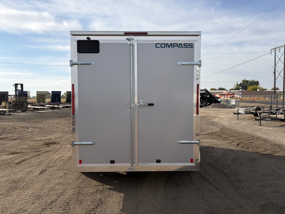 New 2027 Compass 7x14 V-Nose Cargo Trailer