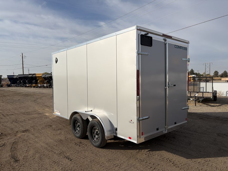 New 2027 Compass 7x14 V-Nose Cargo Trailer