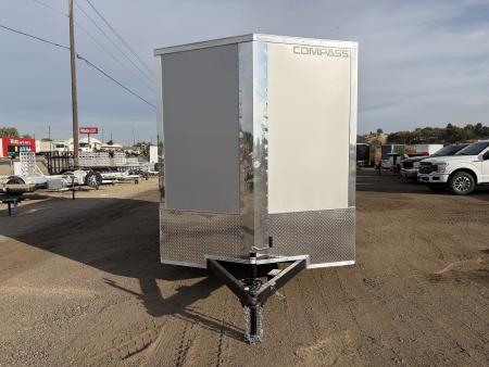 New 2027 Compass 7x14 V-Nose Cargo Trailer