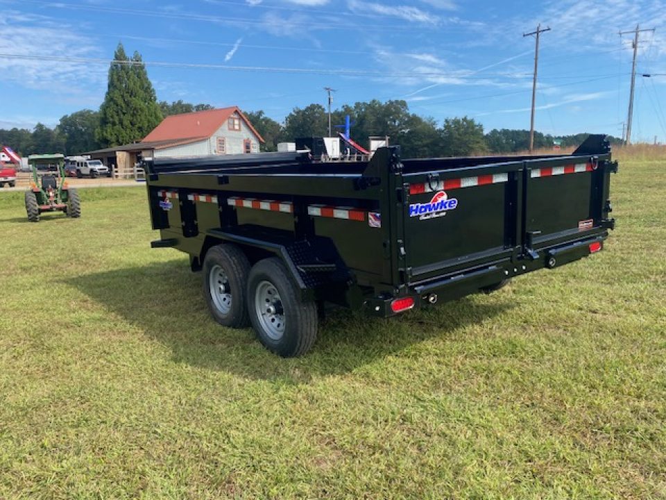 New 2026 Hawke Trailers 7X14 14K Low Pro Dump Trailer