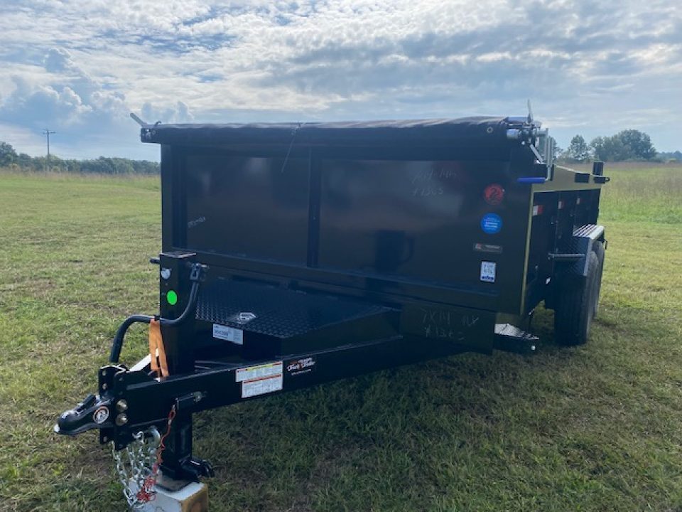 New 2026 Hawke Trailers 7X14 14K Low Pro Dump Trailer