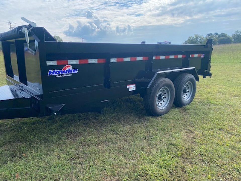 New 2026 Hawke Trailers 7X14 14K Low Pro Dump Trailer
