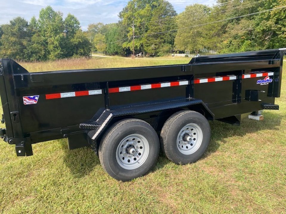 New 2026 Hawke Trailers 7X14 14K Low Pro Dump Trailer