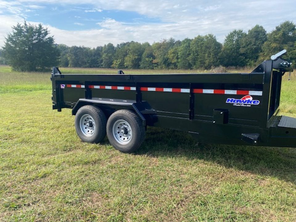 New 2026 Hawke Trailers 7X14 14K Low Pro Dump Trailer