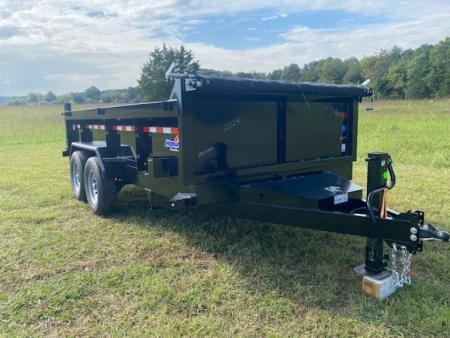 New 2026 Hawke Trailers 7X14 14K Low Pro Dump Trailer