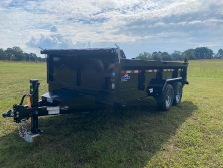 New 2026 Hawke Trailers 7X14 14K Low Pro Dump Trailer