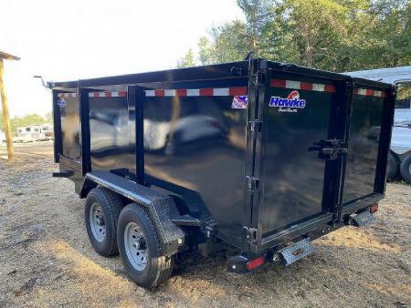 New 2027 Hawke Trailers 7X14 14K 4' Sides Dump Trailer