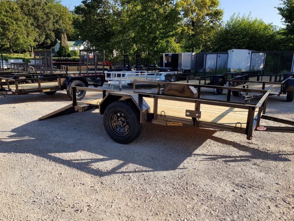 New 2027 MEB 77x10 W/Ramp Utility Trailer