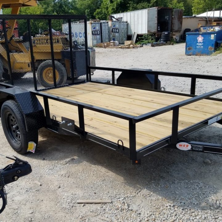 New 2027 MEB 77x10 W/Ramp Utility Trailer