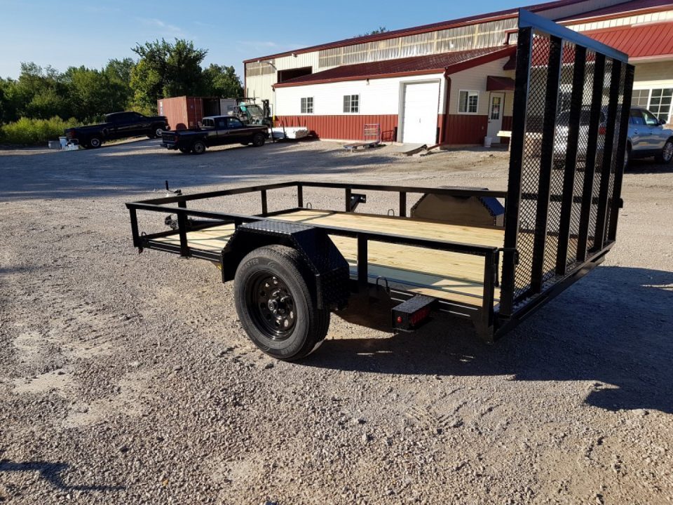 New 2027 MEB 77x10 W/dovetail & 30" Ramp Utility Traile