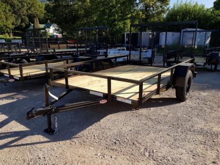 New 2027 MEB 77x10 W/dovetail & 30" Ramp Utility Traile
