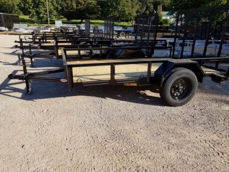 New 2027 MEB 77x10 W/dovetail & 30" Ramp Utility Traile