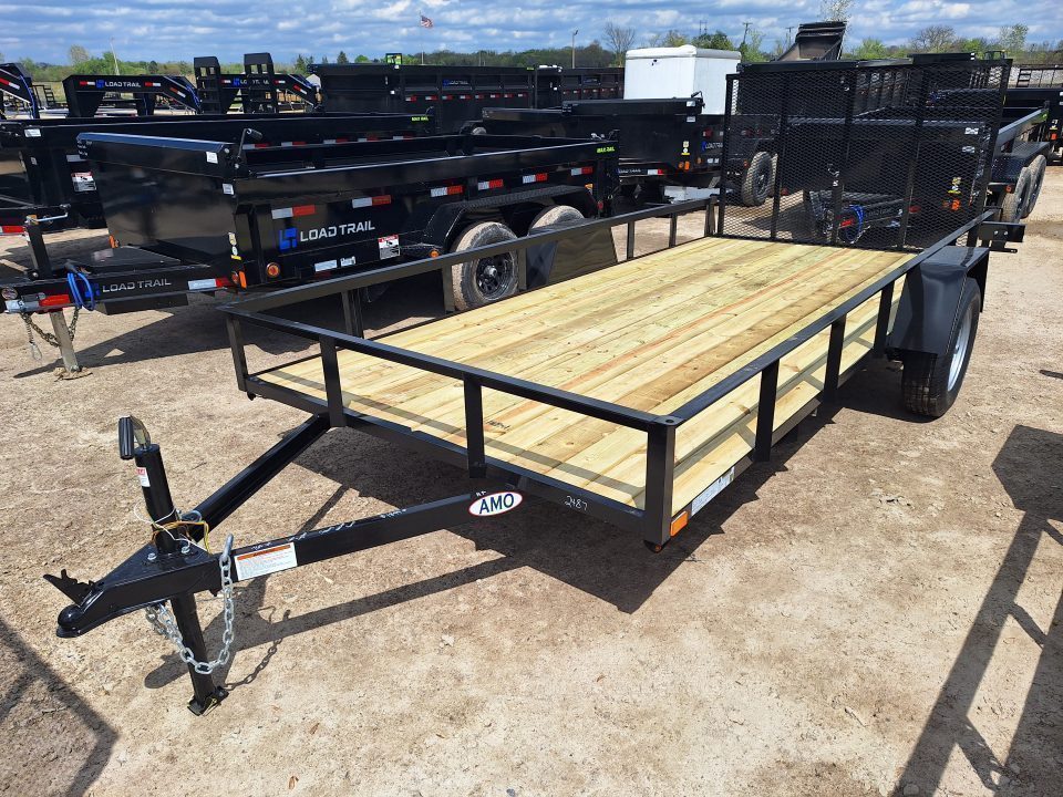 New 2027 AMO 76x14 Lowside Landscape Trailer