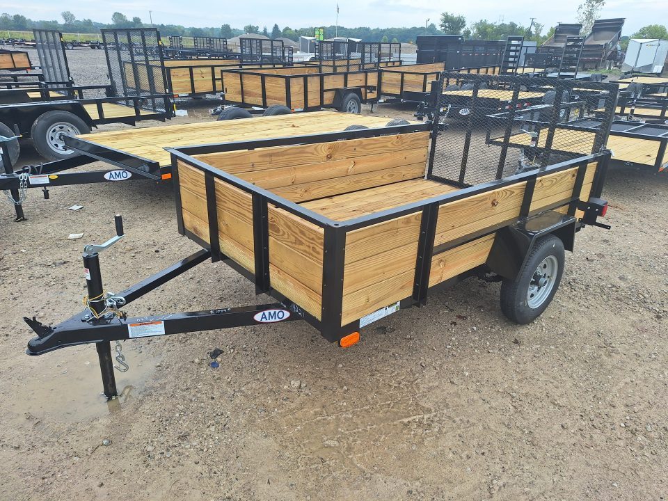 New 2027 AMO 5x8 Light Duty Woodside Utility Trailer