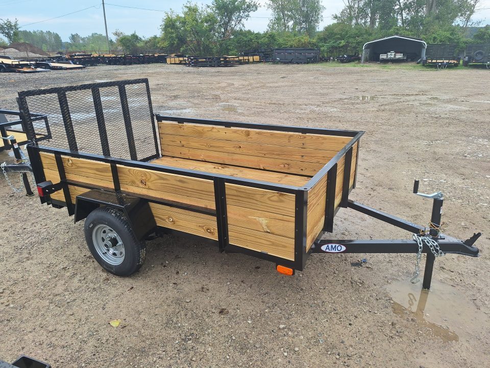 New 2027 AMO 5x8 Light Duty Woodside Utility Trailer